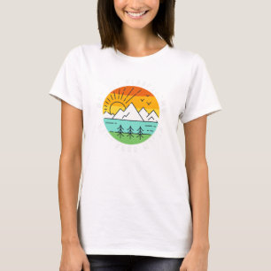 Camiseta Acampamento Floresta Natureza Aventure Camper RV
