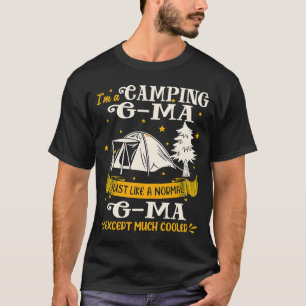 Camiseta Acampamento G mães Muito Mais Fresco Para G mãe