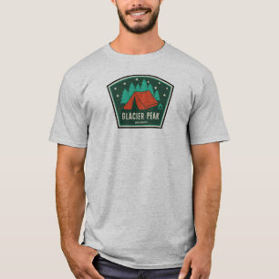 Camiseta Acampamento Glaciar Pico Selvagem