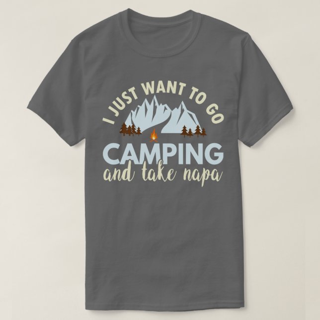 Camiseta Acampamento Go Mountain (Frente do Design)
