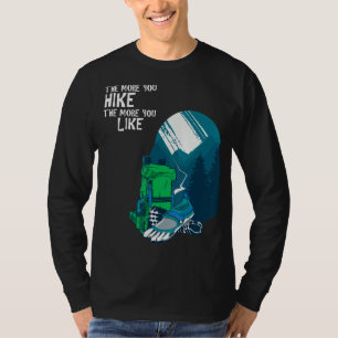 Camiseta Acampamento Gráfico De Mochilas De Caminho Exterio