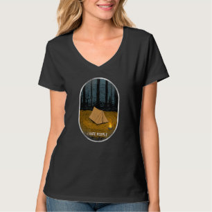 Camiseta Acampamento I Odeio Pessoas Tent