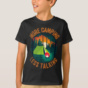 Camiseta Acampamento mais engraçado e sarcástico, menos con