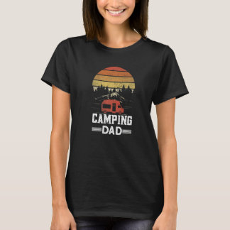 Camiseta Acampamento Mens Camping Pai Camper Caravan 11