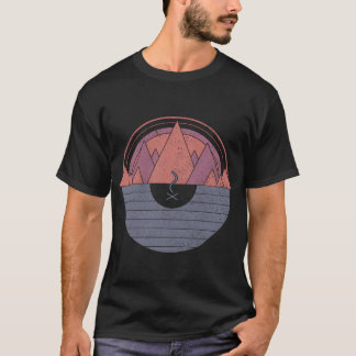Camiseta Acampamento Mínimo Montanhas Escoteiro Camper Outr
