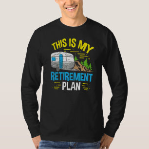 Camiseta Acampamento Motorhome Rv Este É O Meu Aposentário