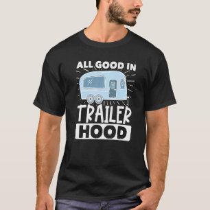 Camiseta Acampamento Motorhome Rv Tudo Bem No Trailer Ho