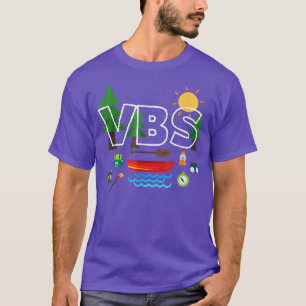 Camiseta Acampamento na Bíblia da Tripulação VBSame de Féri