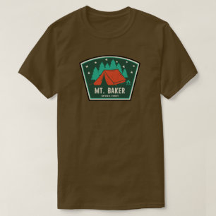 Camiseta Acampamento na Floresta Nacional de Mt. Baker