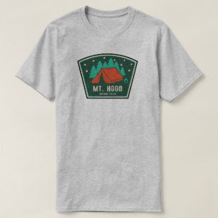 Camiseta Acampamento na Floresta Nacional de Mt. Hood