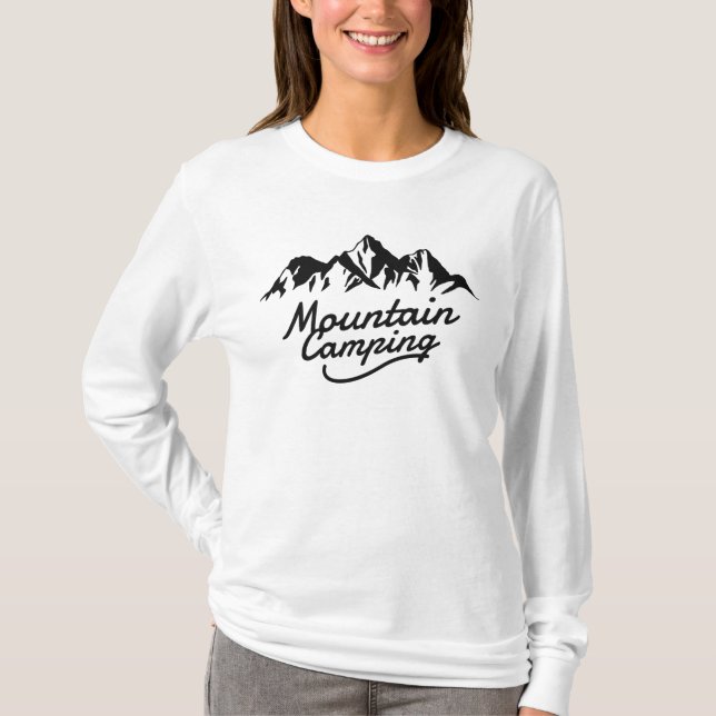 Camiseta Acampamento na Montanha (Frente)