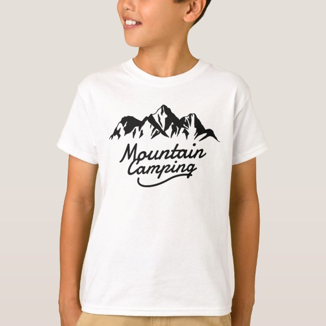 Camiseta Acampamento na Montanha (Frente)