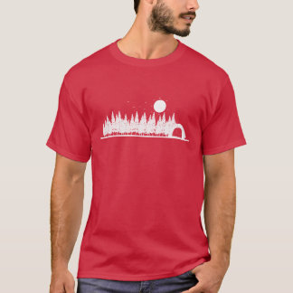 Camiseta Acampamento na Montanha de Férias Floresta Liberda