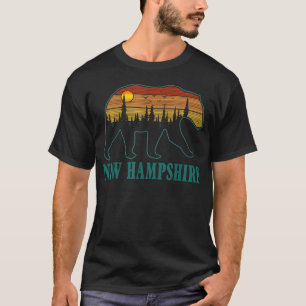 Camiseta Acampamento na Natureza com Ursos Cinzentos de New