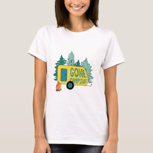 Camiseta Acampamento no acampamento de verão Clipart Happy