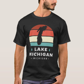 Camiseta Acampamento no Parque Nacional do Lago Michigan Re