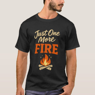 Camiseta Acampamento Noturno Fogueira Noturna Humor Acampam