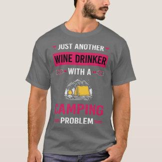 Camiseta Acampamento para Campos de Bebê-Vinho