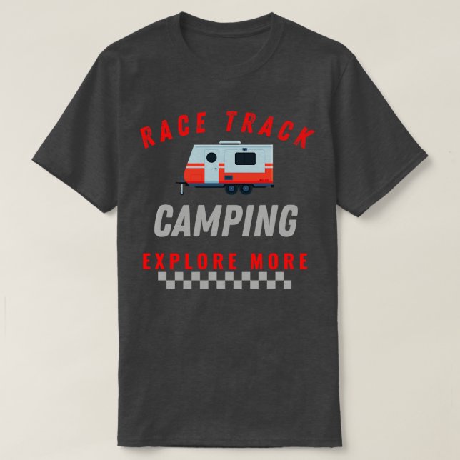 Camiseta Acampamento Race Track Explore mais (Frente do Design)