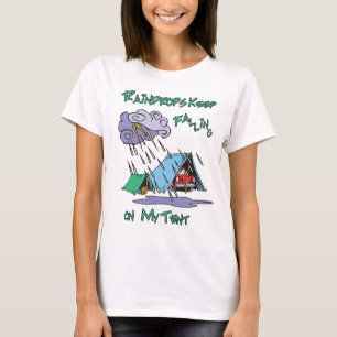 Camiseta Acampamento Raindrops