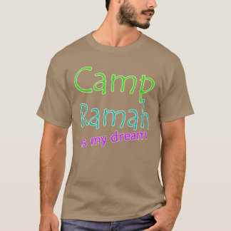 Camiseta acampamento ramah garota
