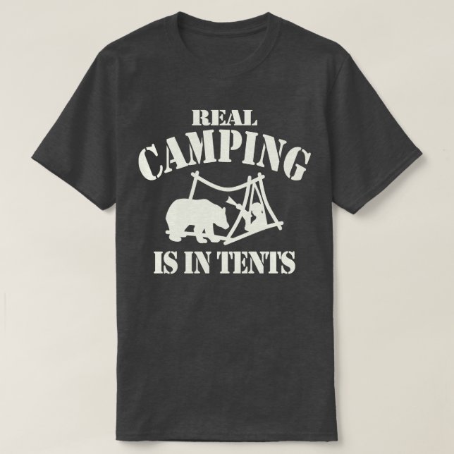 Camiseta Acampamento Real Está Em Tendas 2 (Frente do Design)