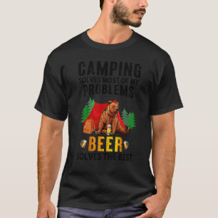 Camiseta Acampamento Resolve A Maioria Dos Meus Problemas U