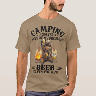 Camiseta Acampamento Resolve A Maioria Dos Meus Problemas U