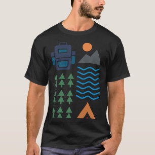 Camiseta acampamento selvagem