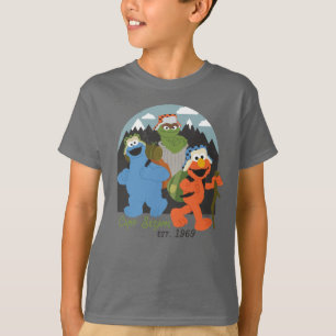 Camiseta Acampamento Sesame Street EST. 1969