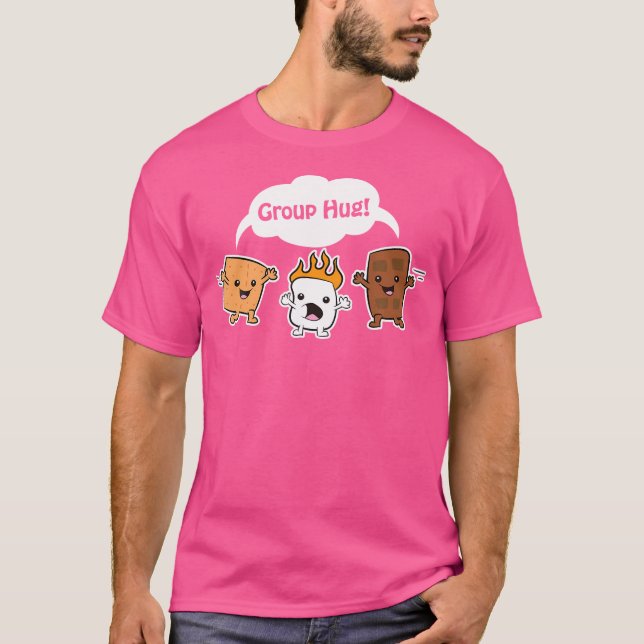 Camiseta Acampamento Smores Marshmallow Roasting Funny Bonf (Frente)