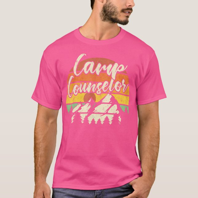 Camiseta Acampamento Sunset ao ar livre do Funcionarios de  (Frente)