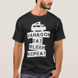 Camiseta Acampamento T3 do Vanagon Camper