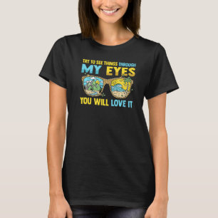 Camiseta Acampamento Tente Ver As Coisas Através Dos Meus O