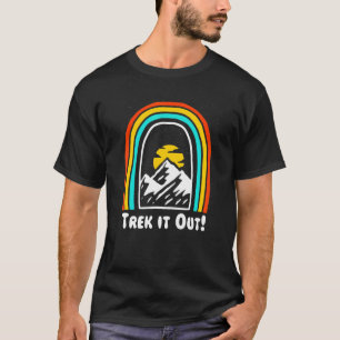 Camiseta Acampamento V de Cúpula de Hiker Montanheira de Ca