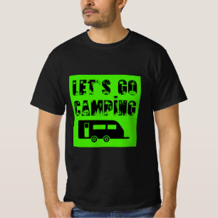 Camiseta Acampamento vamos do - Trailer Viagem - T-Shirt