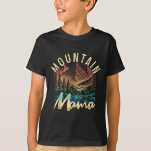 Camiseta Acampamento Vintage de Trilha Mãe Montanha Aventur