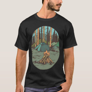 Camiseta Acampamento Wald engraçado