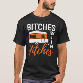 Camiseta Acampando com a família Hitches