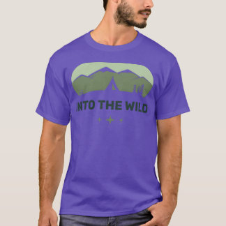 Camiseta Acampando na Natureza Selvagem