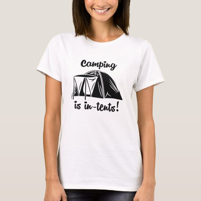 Camiseta Acampar é Intensivo (Frente)