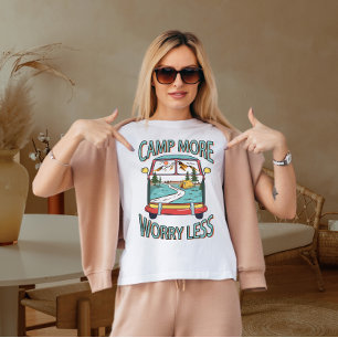 Camiseta Acampe mais, se preocupe menos 