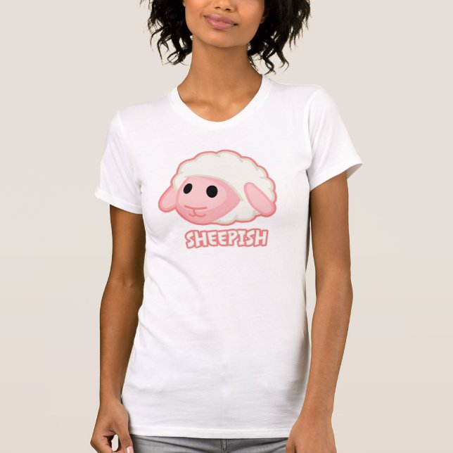 Camiseta Acanhado - o t-shirt das mulheres (Frente)