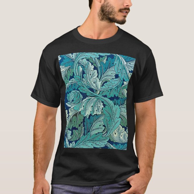 Camiseta Acanthus Green, William Morris (Frente)