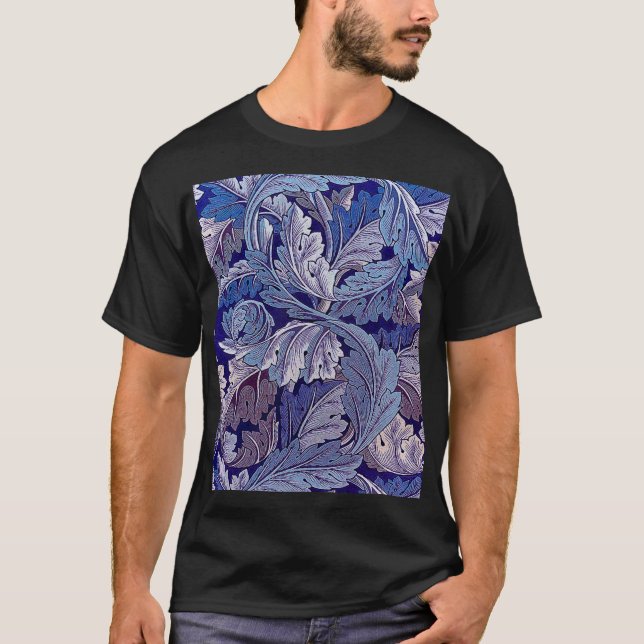 Camiseta Acanthus Purple, William Morris (Frente)