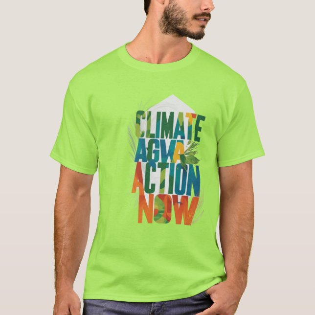 Camiseta Ação Climática Agora (Frente)