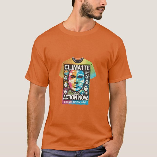 Camiseta Ação Climática Agora (Frente)