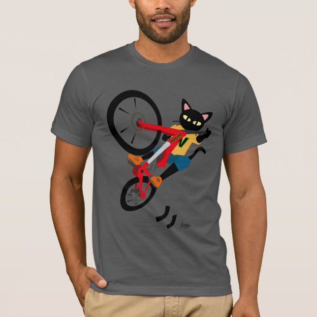 Camiseta Ação da bicicleta (Frente)