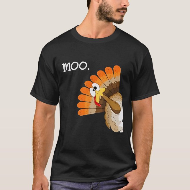 Camiseta ação de agradecimento engraçada da turquia (Frente)
