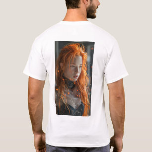 Camiseta Ação de Batalha Medieval Pose Guerreiro Fã de Meia